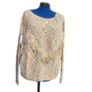 SCOOP Women’s Space Dye Fringe‎ Pullover Sweater Multicolored Size XXXL/3XG (22)